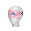 Pink Sleep Mask With Multi Color Imprint